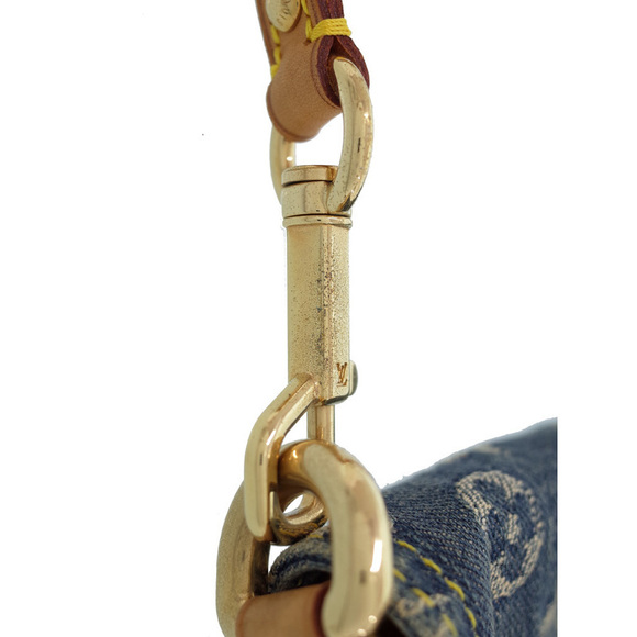 Louis Vuitton Monogram Denim Mini Pleaty Blue - Picture 6 of 8